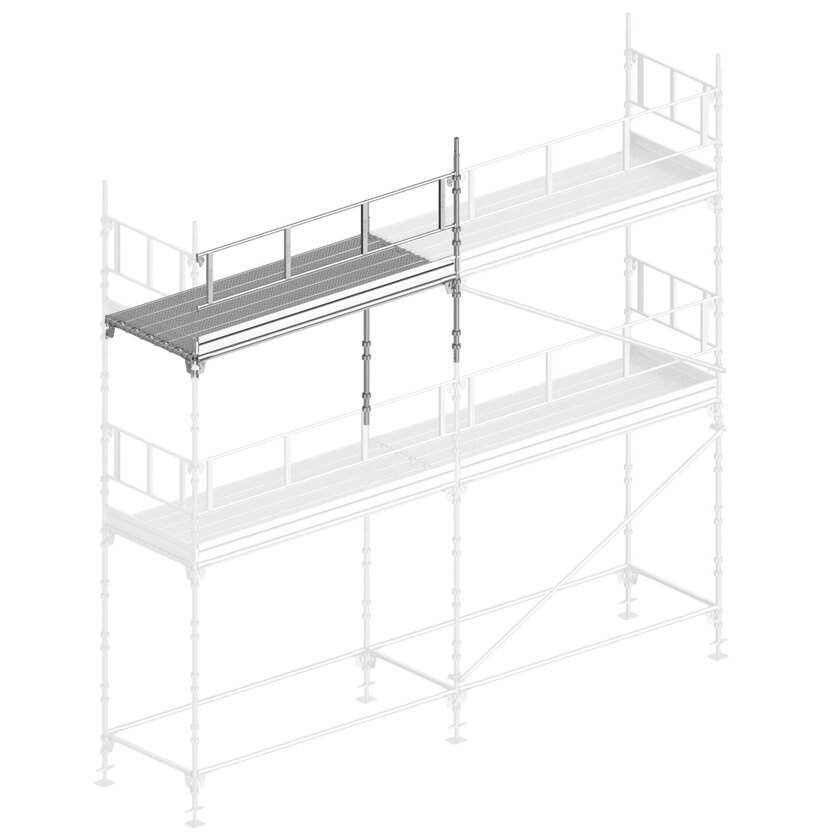 Universal tilleggspakke 3x2m stål (1 gavl)