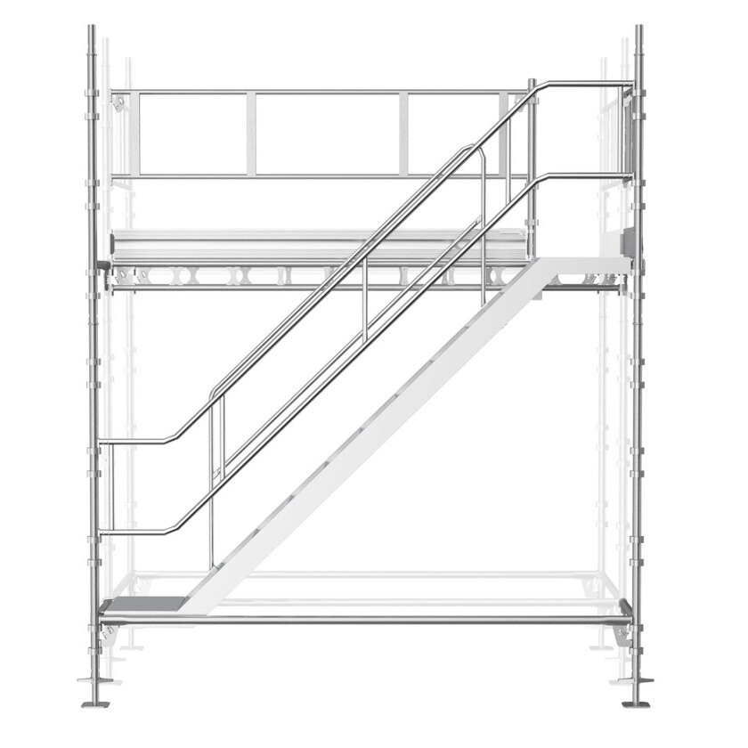 Universal stillas trapp bunn 3x2m stål/ALU