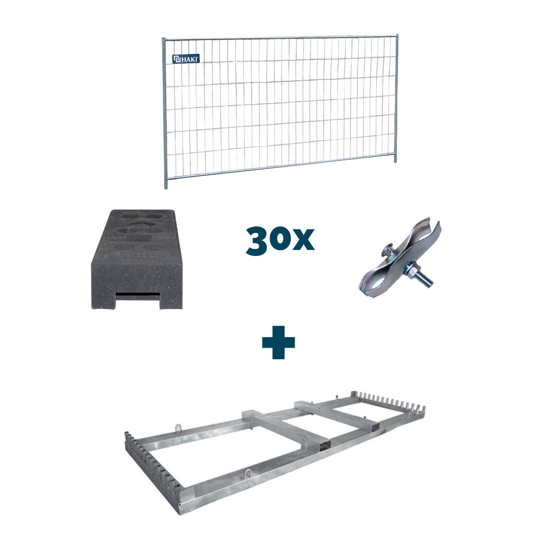 Byggegjerde 3500 30-pack