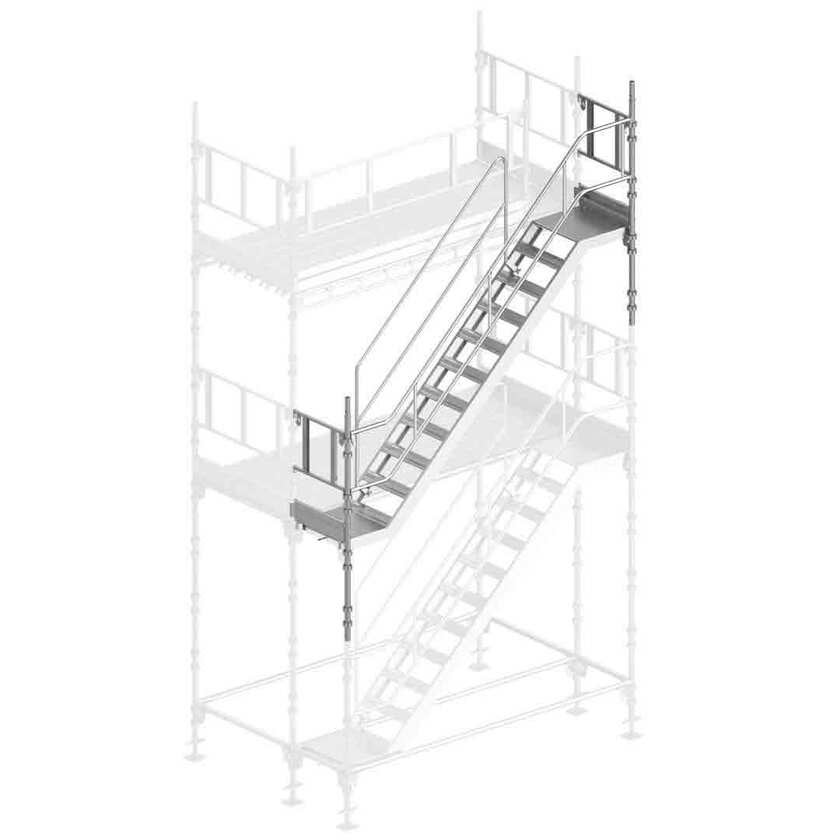 Universal trapp påbygning 3x2m stål/ALU