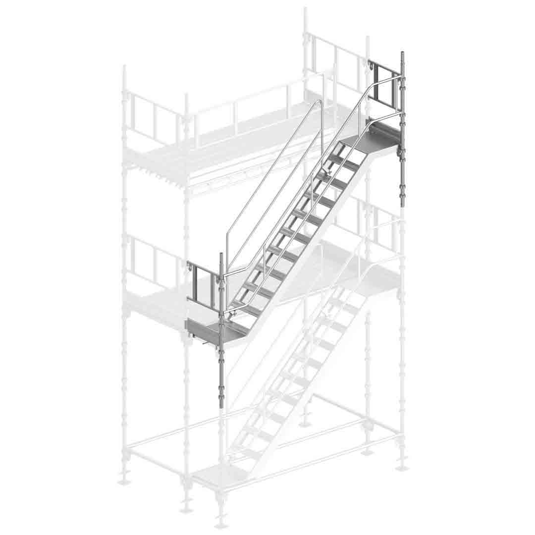 Universal trapp påbygning 3x2m stål/ALU