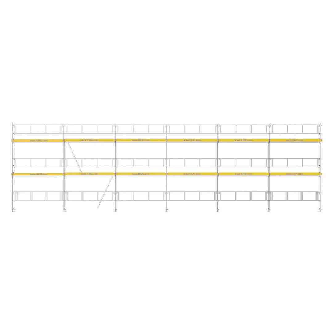 Rammestillas 18x5,5m ALU
