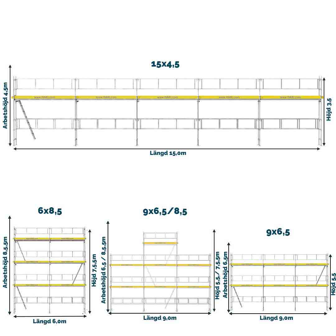 Rammestillas  Flexpakke 3 ALU