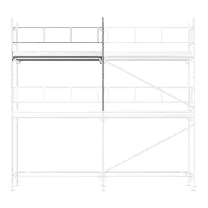 Universal tilleggspakke 3x2m stål (1 gavl)